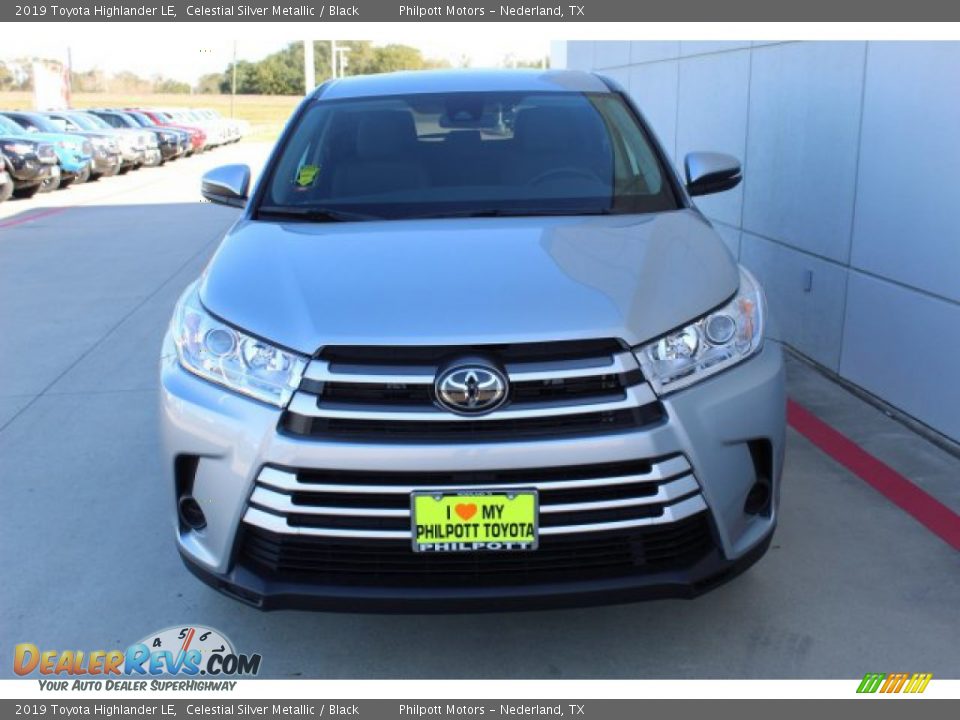 2019 Toyota Highlander LE Celestial Silver Metallic / Black Photo #3