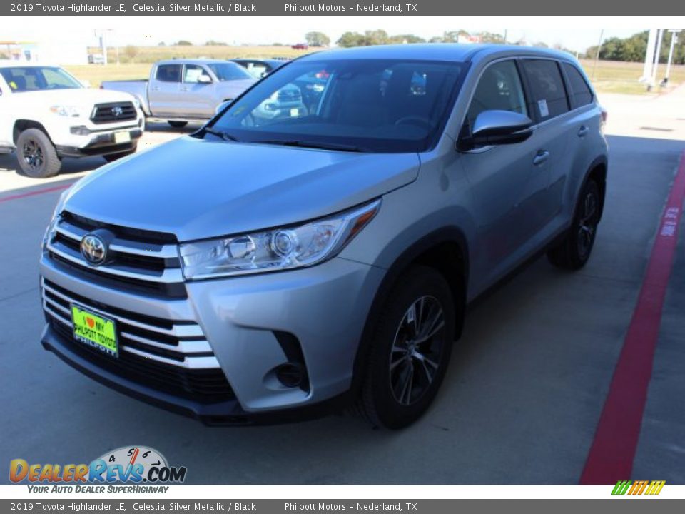2019 Toyota Highlander LE Celestial Silver Metallic / Black Photo #4