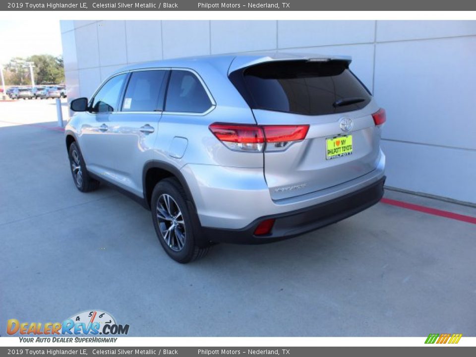 2019 Toyota Highlander LE Celestial Silver Metallic / Black Photo #6