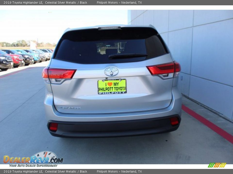 2019 Toyota Highlander LE Celestial Silver Metallic / Black Photo #7