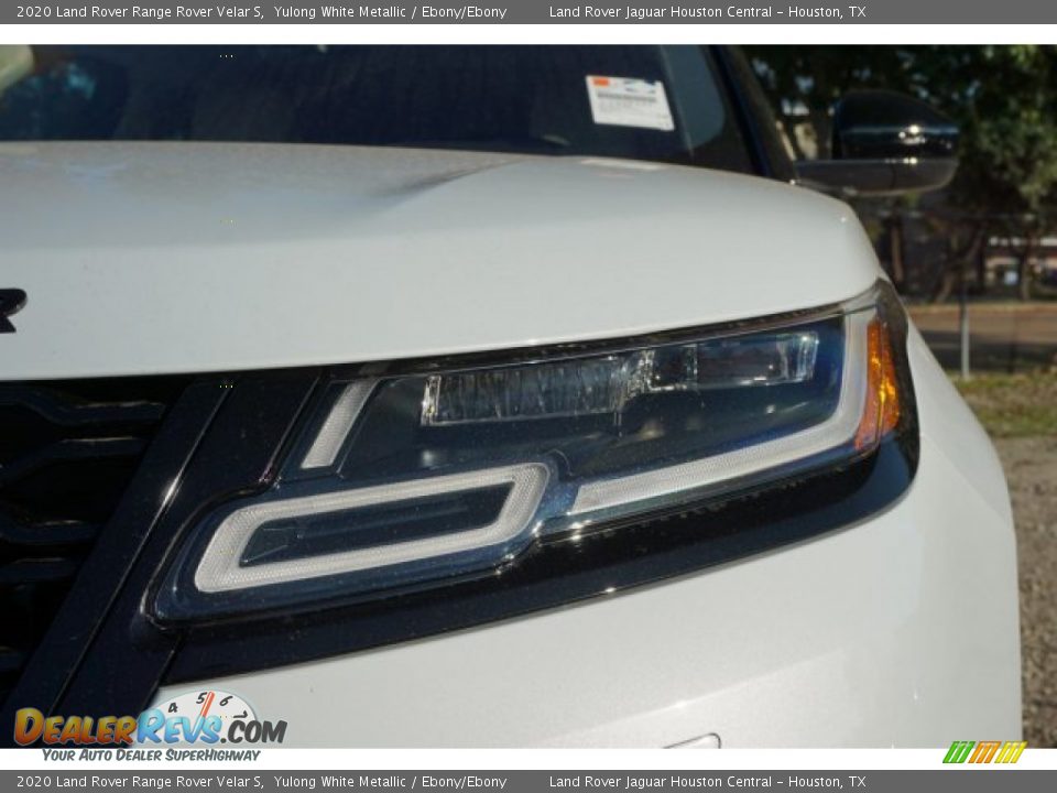 2020 Land Rover Range Rover Velar S Yulong White Metallic / Ebony/Ebony Photo #8