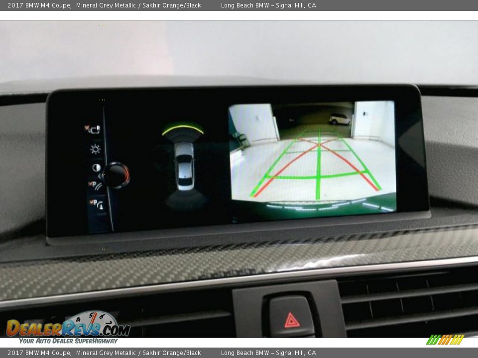 2017 BMW M4 Coupe Mineral Grey Metallic / Sakhir Orange/Black Photo #13