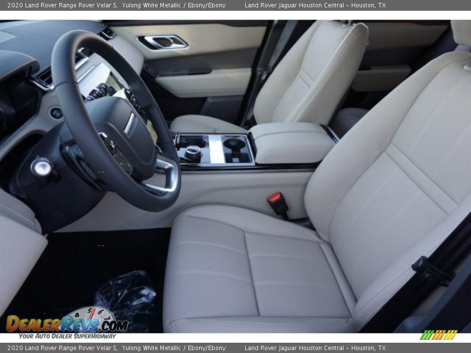 2020 Land Rover Range Rover Velar S Yulong White Metallic / Ebony/Ebony Photo #10