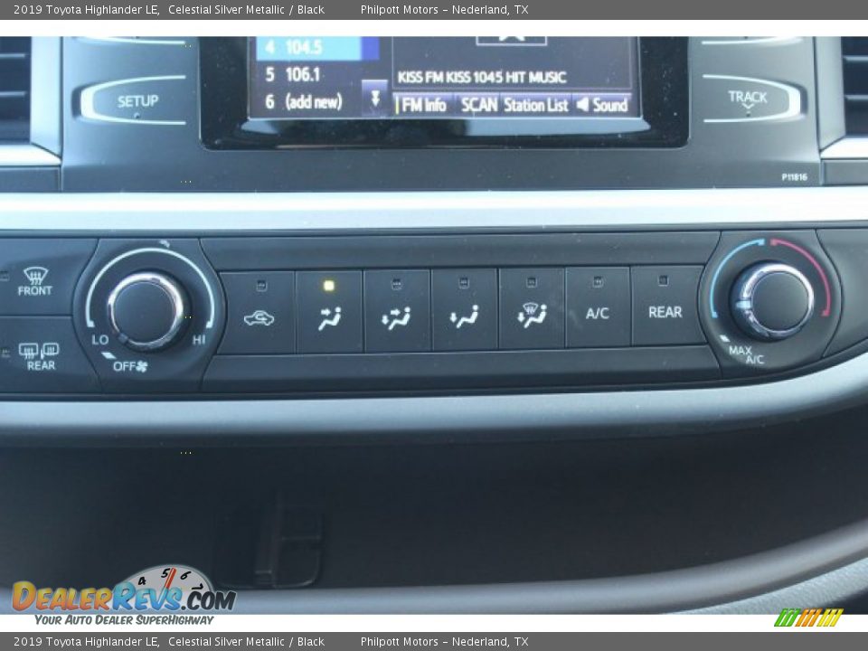 2019 Toyota Highlander LE Celestial Silver Metallic / Black Photo #18