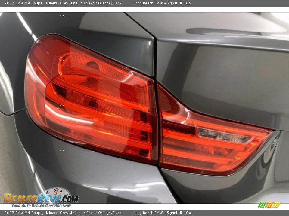 2017 BMW M4 Coupe Mineral Grey Metallic / Sakhir Orange/Black Photo #22