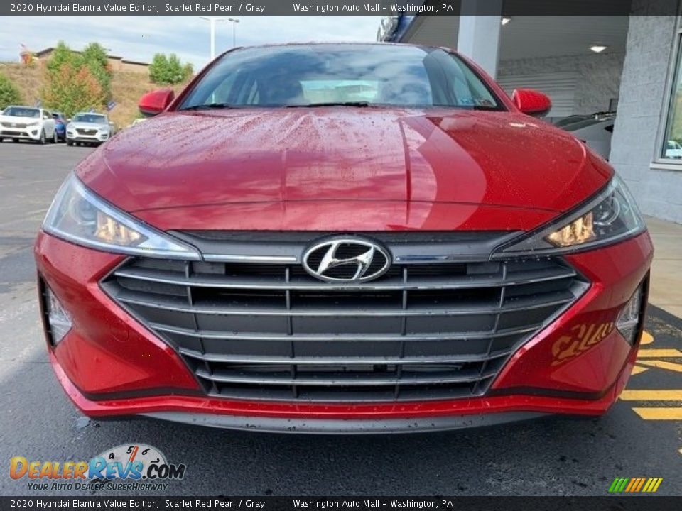 2020 Hyundai Elantra Value Edition Scarlet Red Pearl / Gray Photo #8