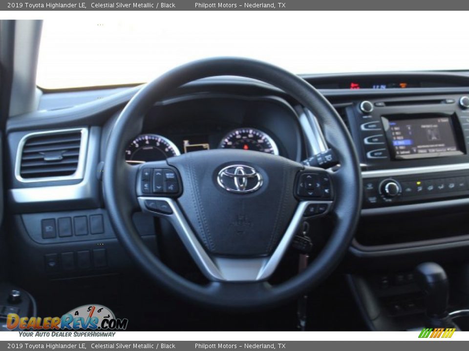 2019 Toyota Highlander LE Celestial Silver Metallic / Black Photo #23