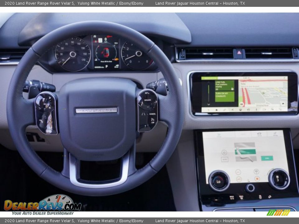 2020 Land Rover Range Rover Velar S Yulong White Metallic / Ebony/Ebony Photo #26