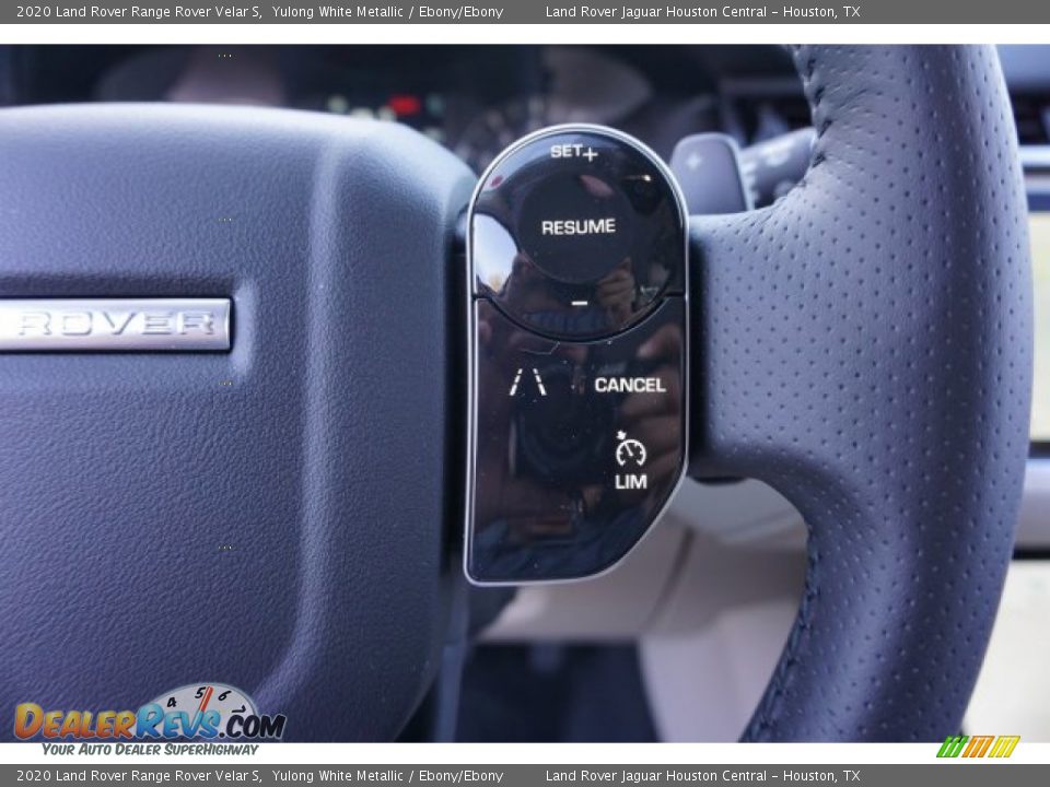 2020 Land Rover Range Rover Velar S Yulong White Metallic / Ebony/Ebony Photo #28