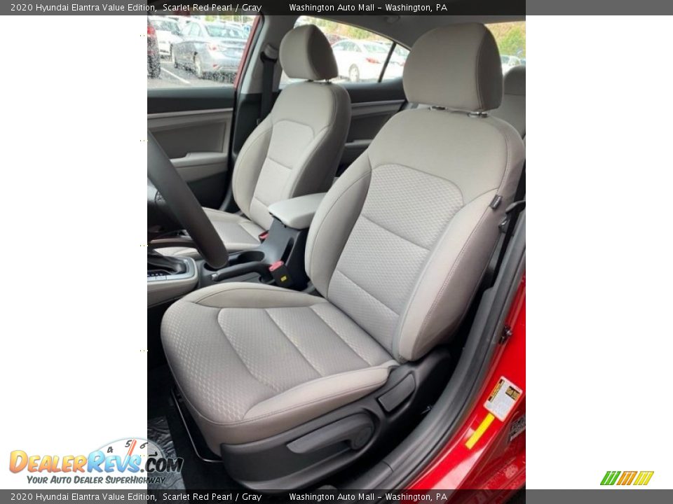 2020 Hyundai Elantra Value Edition Scarlet Red Pearl / Gray Photo #15