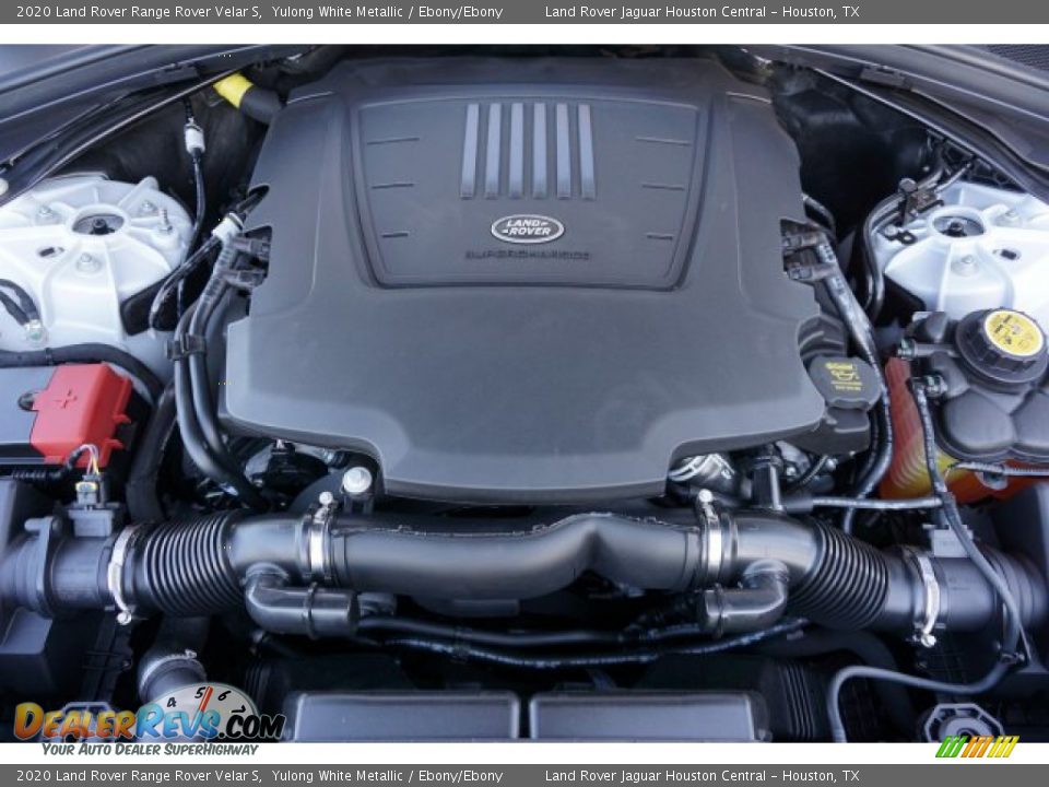 2020 Land Rover Range Rover Velar S Yulong White Metallic / Ebony/Ebony Photo #31