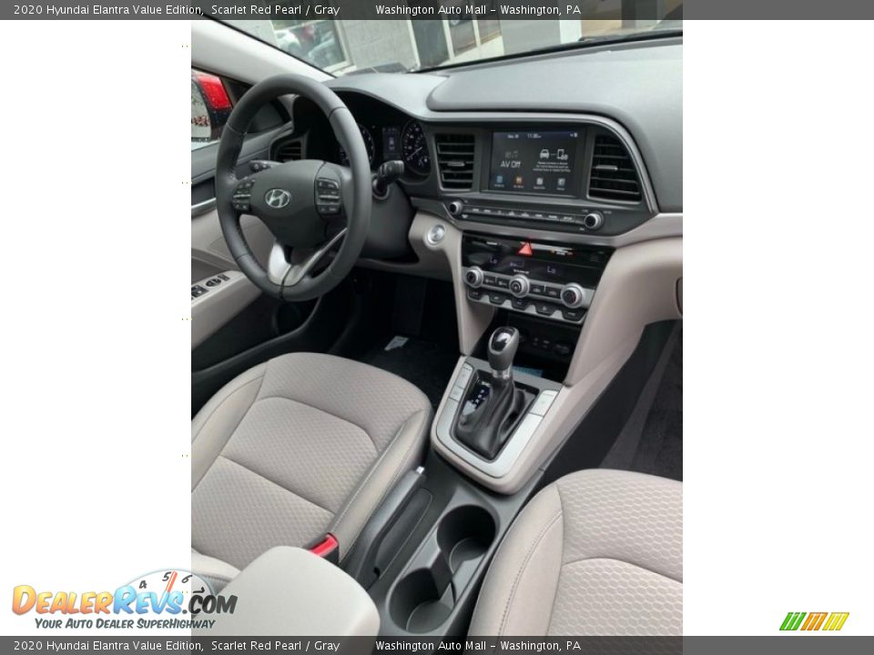 2020 Hyundai Elantra Value Edition Scarlet Red Pearl / Gray Photo #28