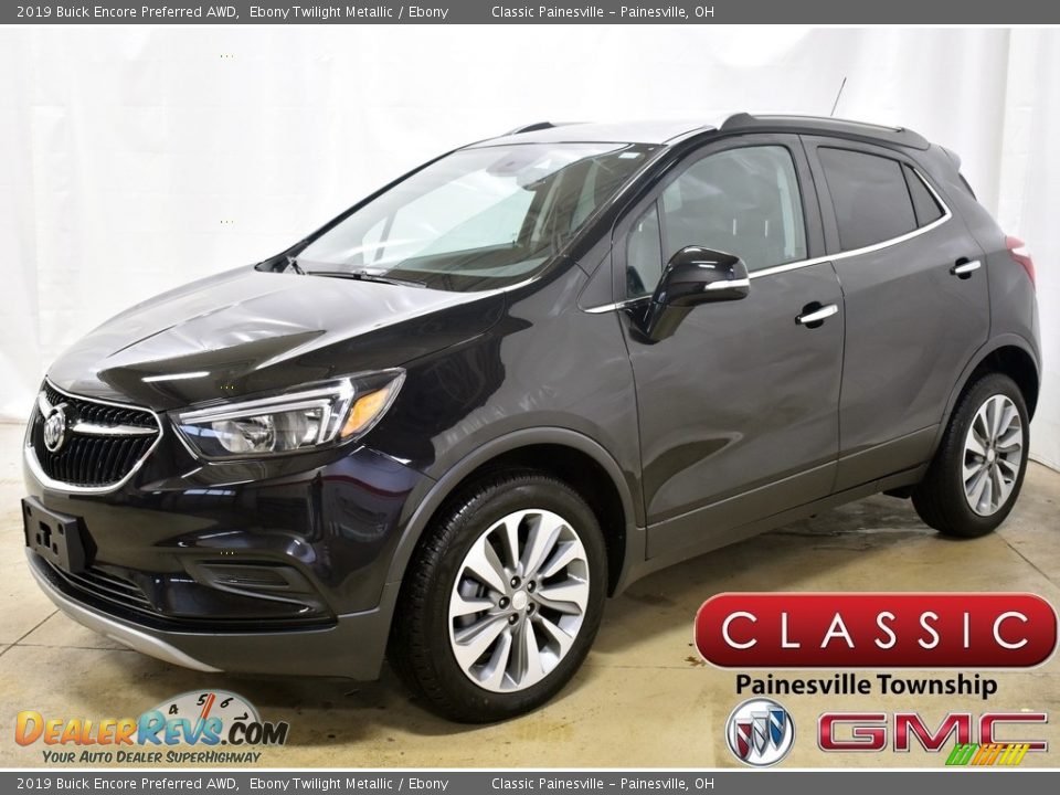 2019 Buick Encore Preferred AWD Ebony Twilight Metallic / Ebony Photo #1