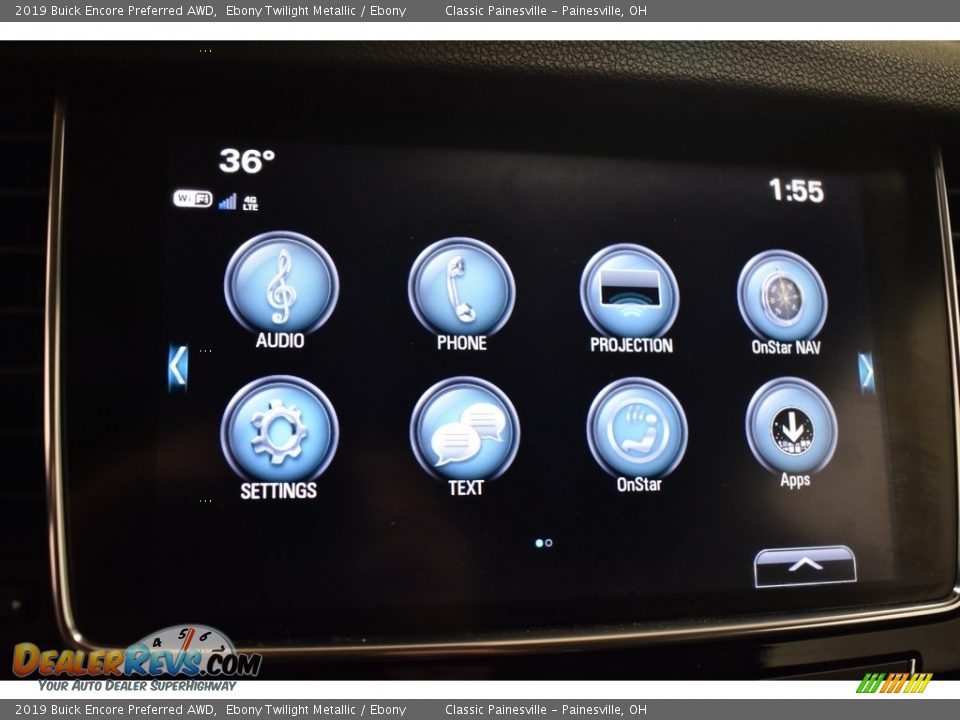 2019 Buick Encore Preferred AWD Ebony Twilight Metallic / Ebony Photo #2