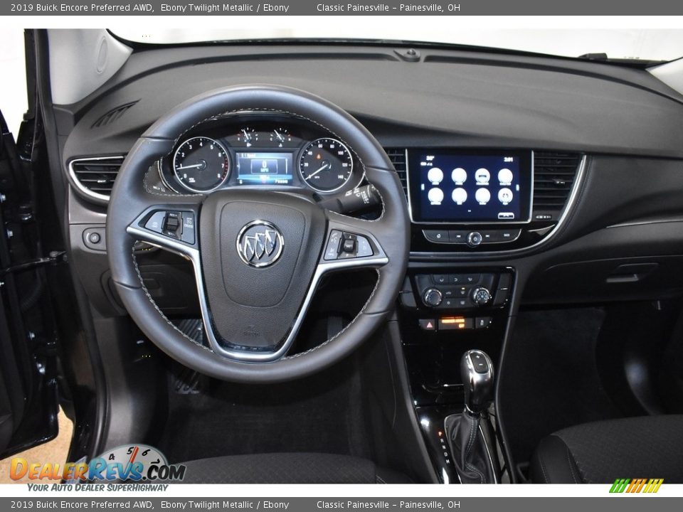 2019 Buick Encore Preferred AWD Ebony Twilight Metallic / Ebony Photo #3