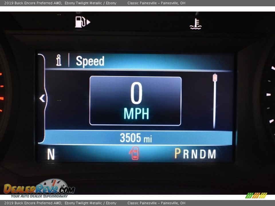 2019 Buick Encore Preferred AWD Ebony Twilight Metallic / Ebony Photo #7