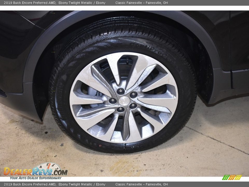 2019 Buick Encore Preferred AWD Ebony Twilight Metallic / Ebony Photo #11