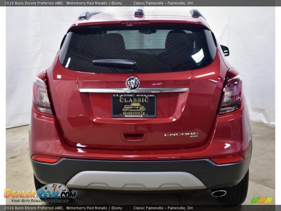 2019 Buick Encore Preferred AWD Winterberry Red Metallic / Ebony Photo #3