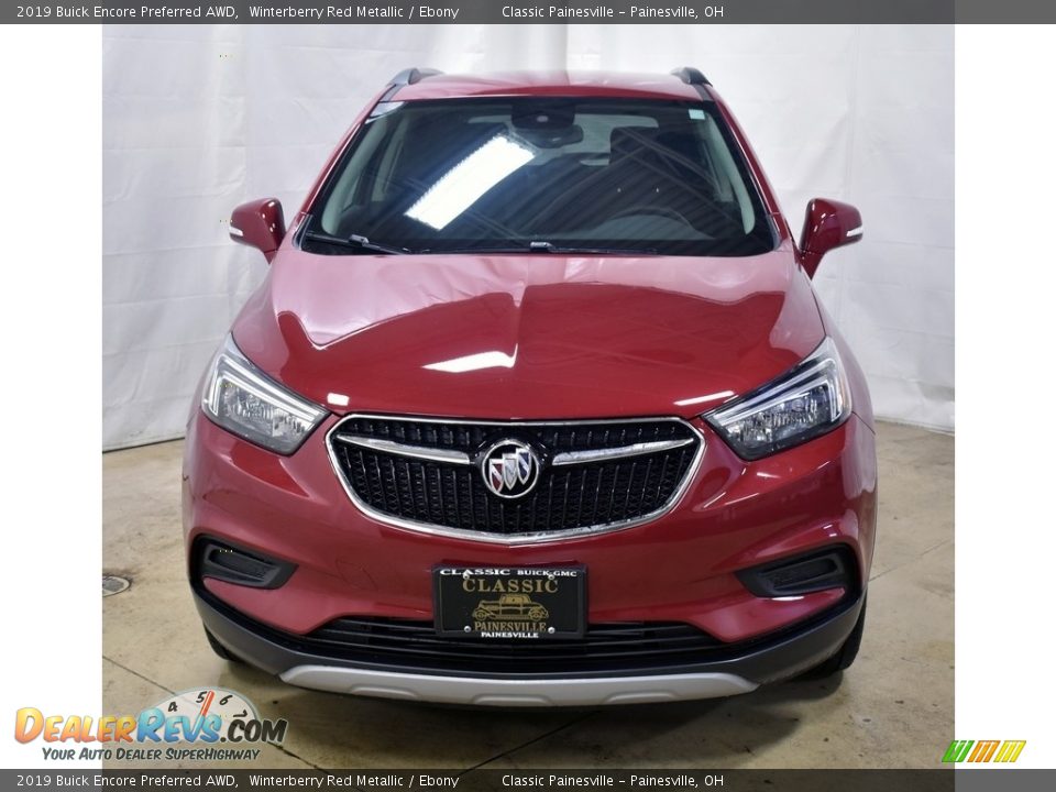 2019 Buick Encore Preferred AWD Winterberry Red Metallic / Ebony Photo #4