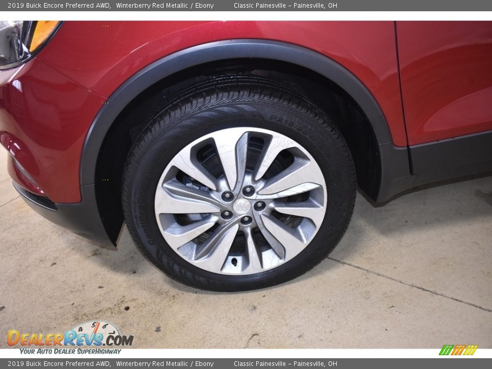 2019 Buick Encore Preferred AWD Winterberry Red Metallic / Ebony Photo #5