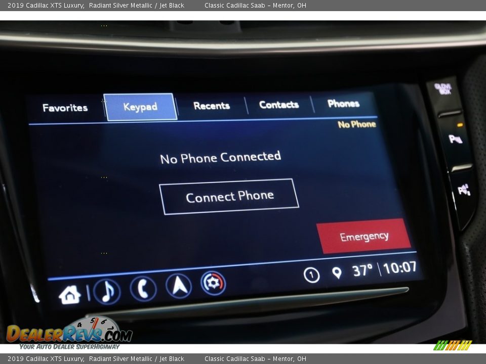 2019 Cadillac XTS Luxury Radiant Silver Metallic / Jet Black Photo #12