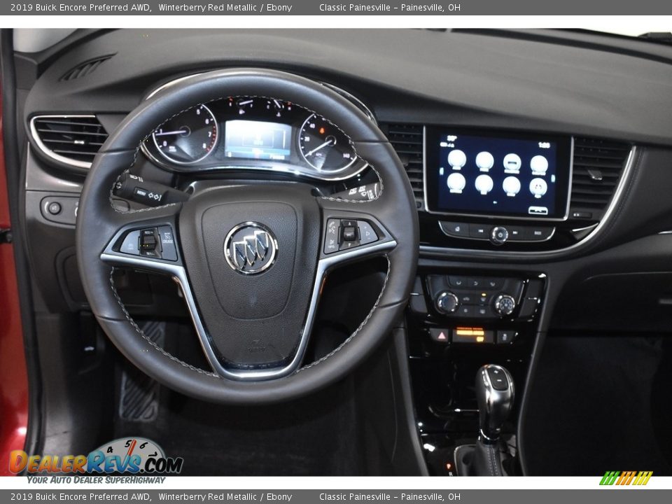 2019 Buick Encore Preferred AWD Winterberry Red Metallic / Ebony Photo #10