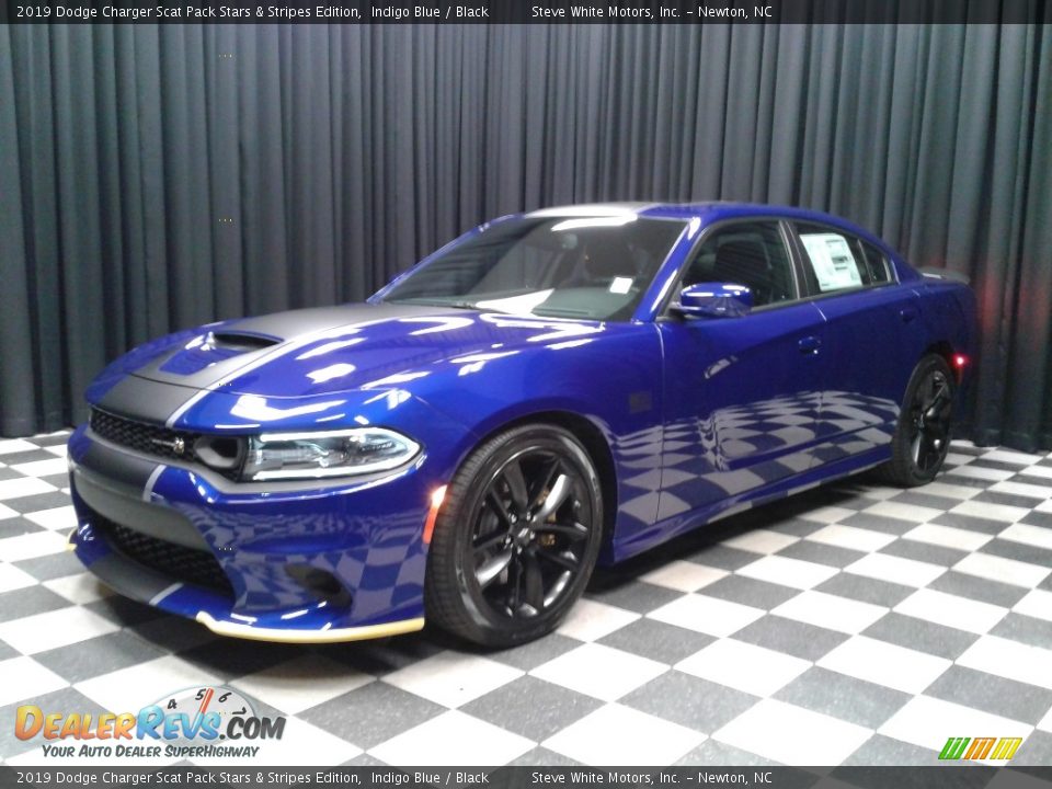 2019 Dodge Charger Scat Pack Stars & Stripes Edition Indigo Blue / Black Photo #2