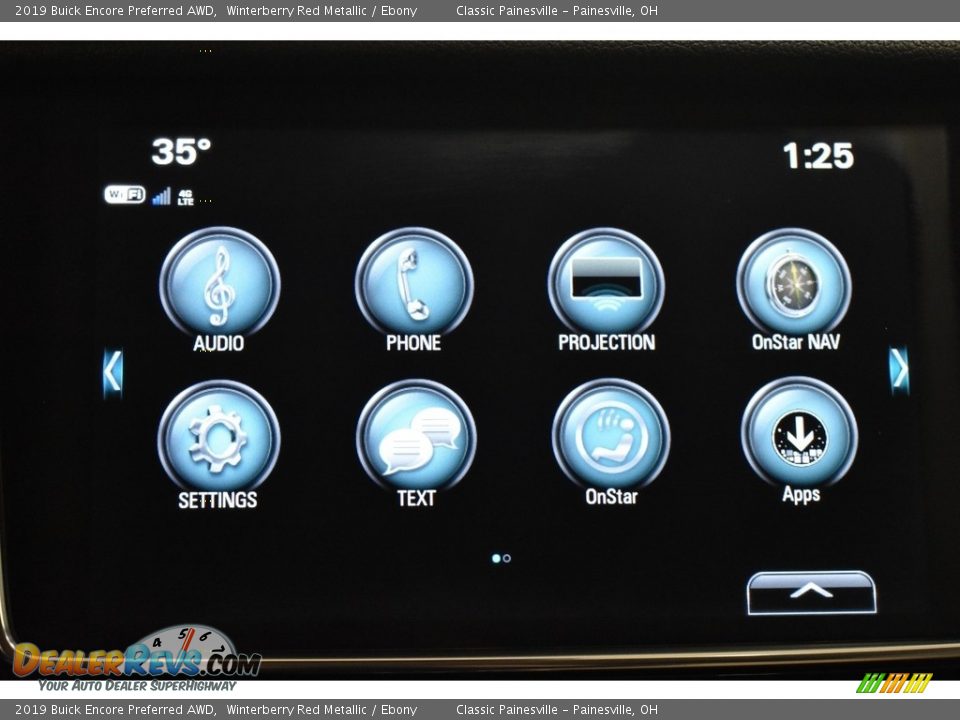 2019 Buick Encore Preferred AWD Winterberry Red Metallic / Ebony Photo #11