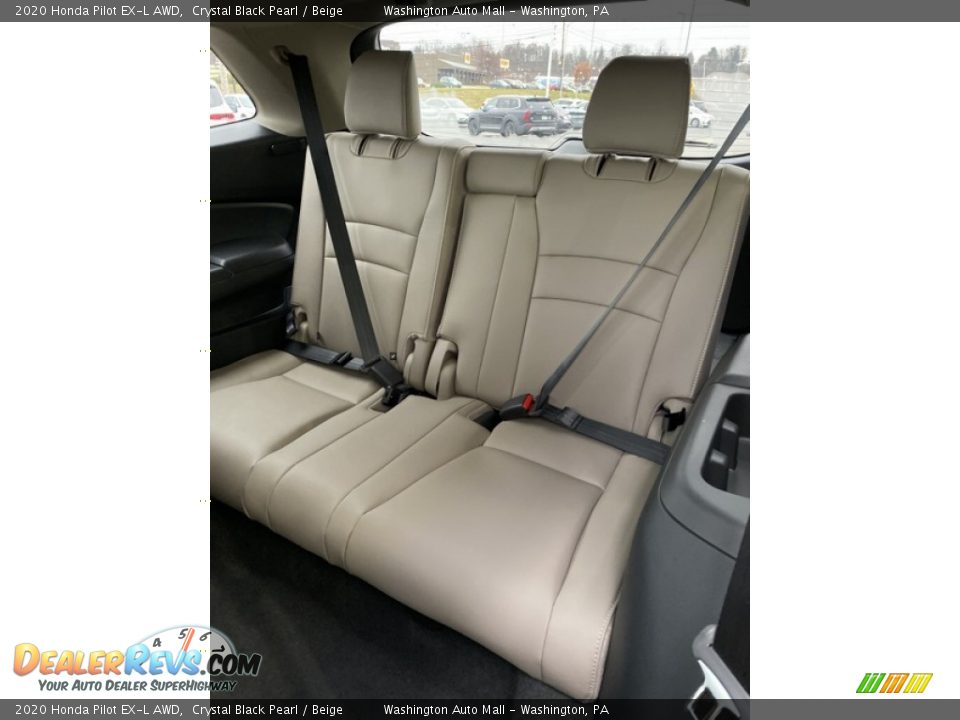 2020 Honda Pilot EX-L AWD Crystal Black Pearl / Beige Photo #21