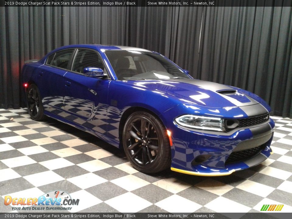 2019 Dodge Charger Scat Pack Stars & Stripes Edition Indigo Blue / Black Photo #4
