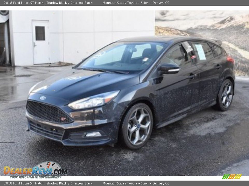 2018 Ford Focus ST Hatch Shadow Black / Charcoal Black Photo #2