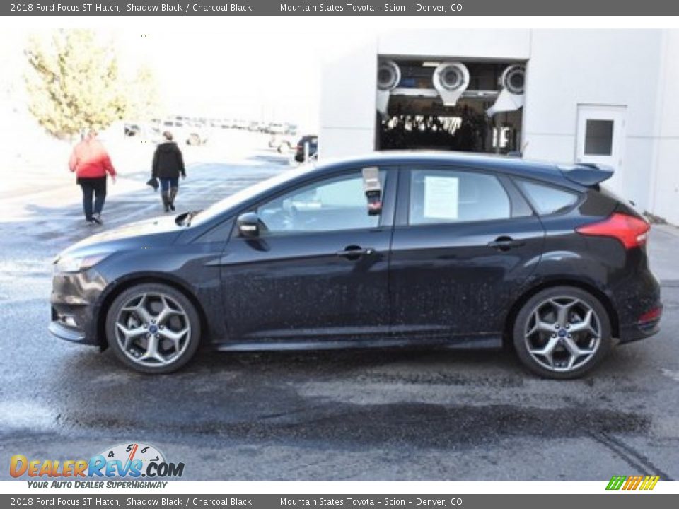 2018 Ford Focus ST Hatch Shadow Black / Charcoal Black Photo #3