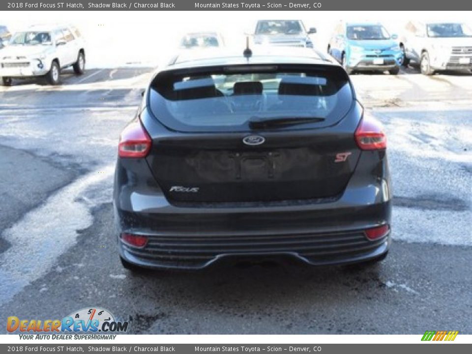2018 Ford Focus ST Hatch Shadow Black / Charcoal Black Photo #5