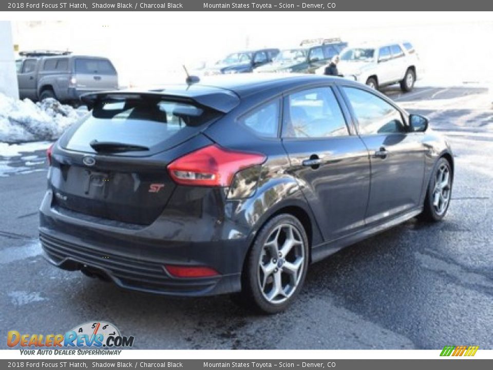 2018 Ford Focus ST Hatch Shadow Black / Charcoal Black Photo #6