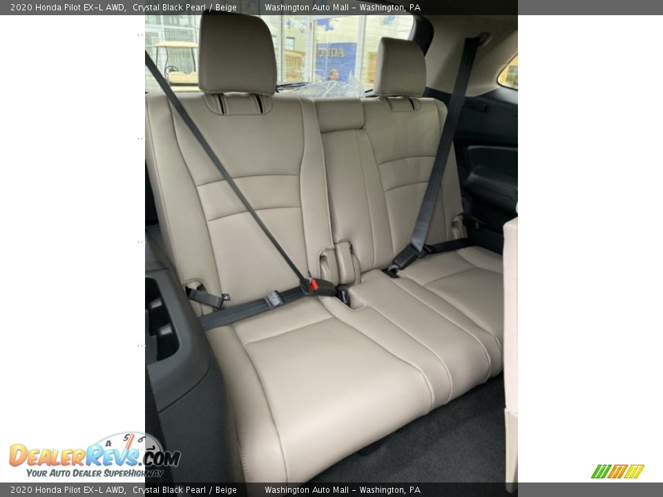2020 Honda Pilot EX-L AWD Crystal Black Pearl / Beige Photo #29
