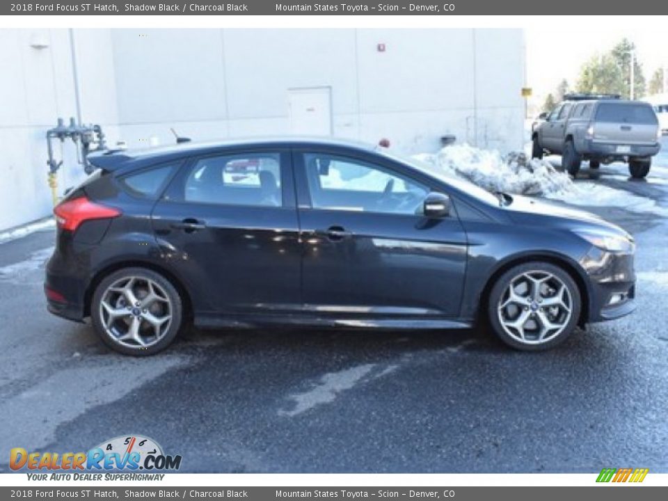 2018 Ford Focus ST Hatch Shadow Black / Charcoal Black Photo #7