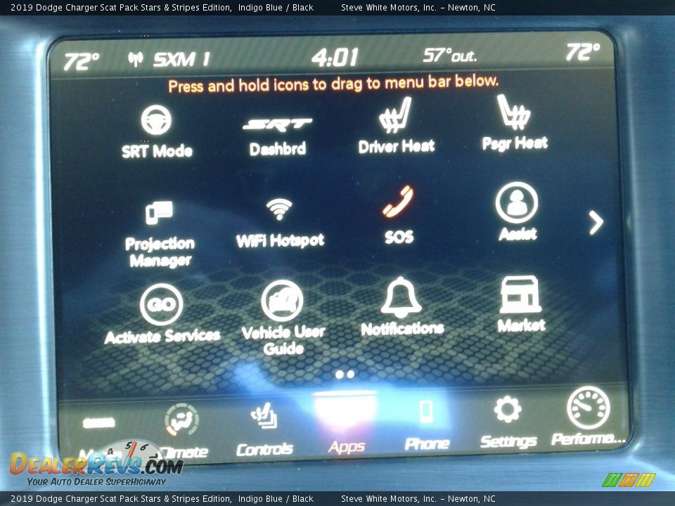 2019 Dodge Charger Scat Pack Stars & Stripes Edition Indigo Blue / Black Photo #27