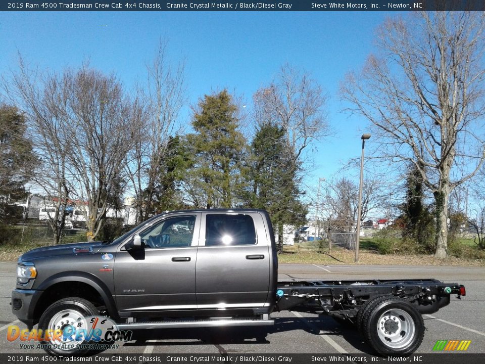 2019 Ram 4500 Tradesman Crew Cab 4x4 Chassis Granite Crystal Metallic / Black/Diesel Gray Photo #1