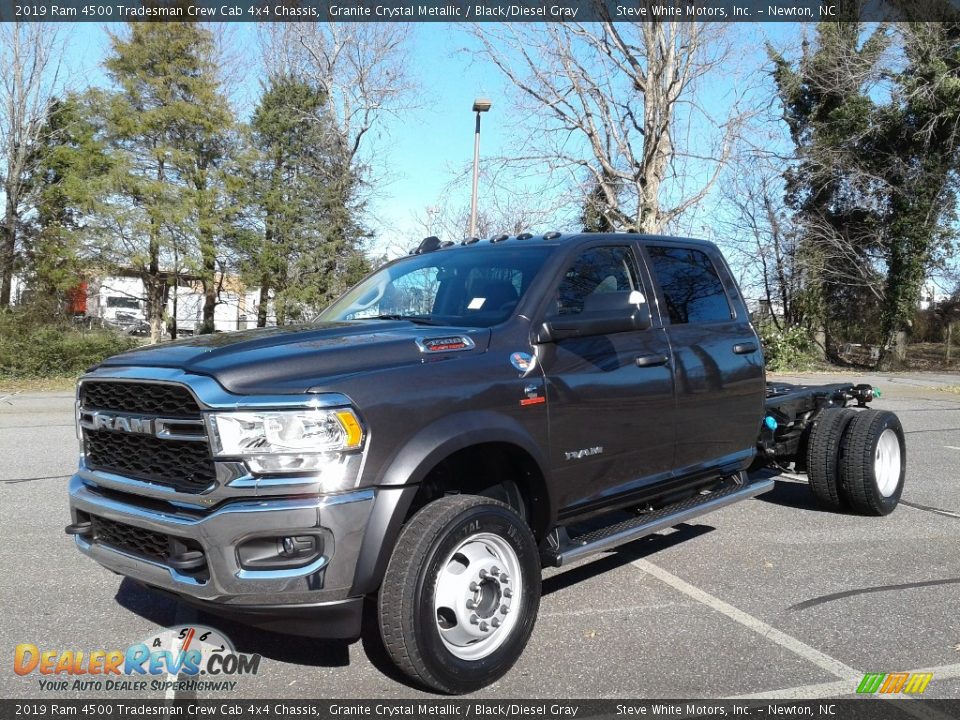 2019 Ram 4500 Tradesman Crew Cab 4x4 Chassis Granite Crystal Metallic / Black/Diesel Gray Photo #2