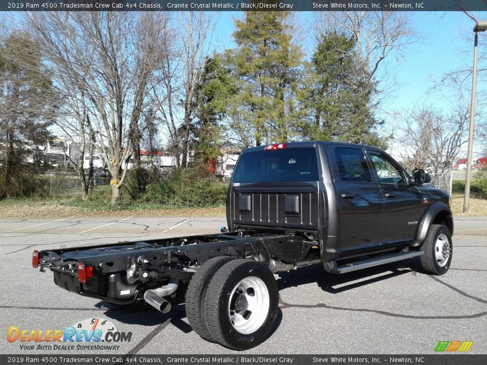 2019 Ram 4500 Tradesman Crew Cab 4x4 Chassis Granite Crystal Metallic / Black/Diesel Gray Photo #6