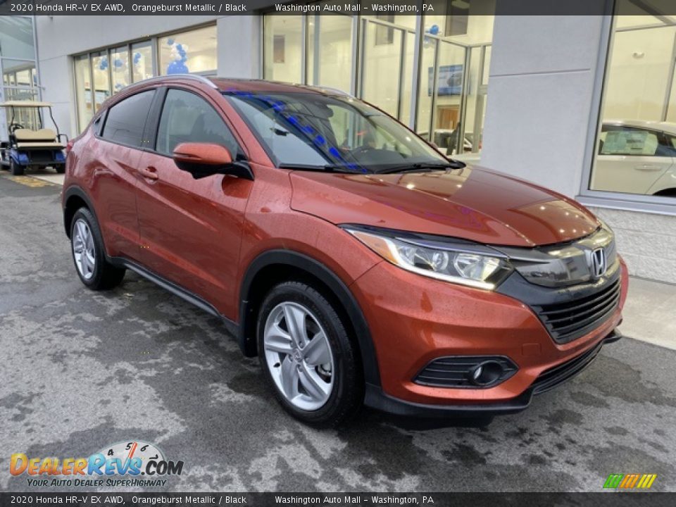Front 3/4 View of 2020 Honda HR-V EX AWD Photo #2