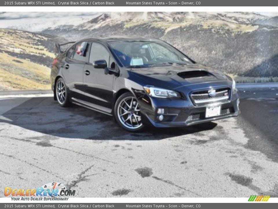 2015 Subaru WRX STI Limited Crystal Black Silica / Carbon Black Photo #1