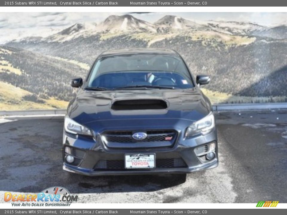 2015 Subaru WRX STI Limited Crystal Black Silica / Carbon Black Photo #4
