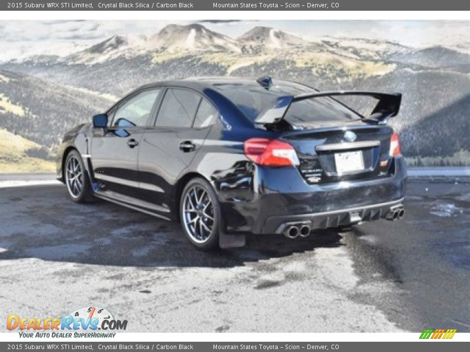 2015 Subaru WRX STI Limited Crystal Black Silica / Carbon Black Photo #7