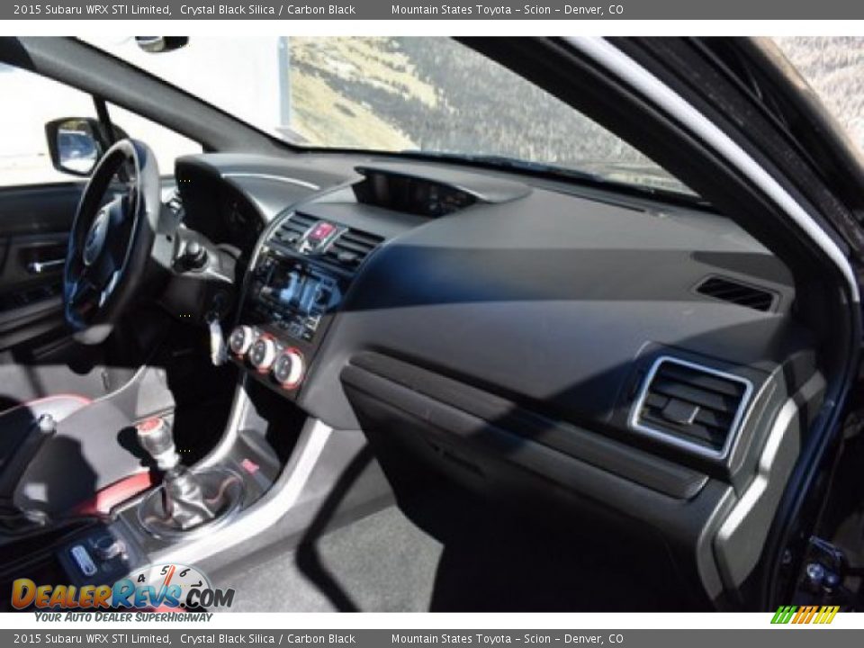 2015 Subaru WRX STI Limited Crystal Black Silica / Carbon Black Photo #15