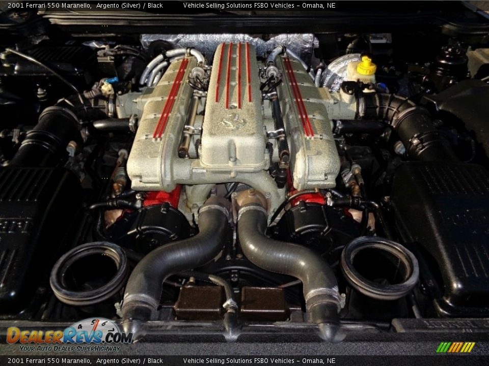 2001 Ferrari 550 Maranello 5.5 Liter DOHC 48-Valve V12 Engine Photo #3