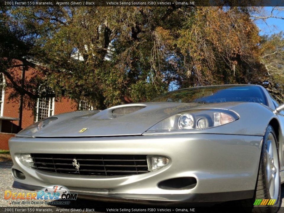 2001 Ferrari 550 Maranello Argento (Silver) / Black Photo #9