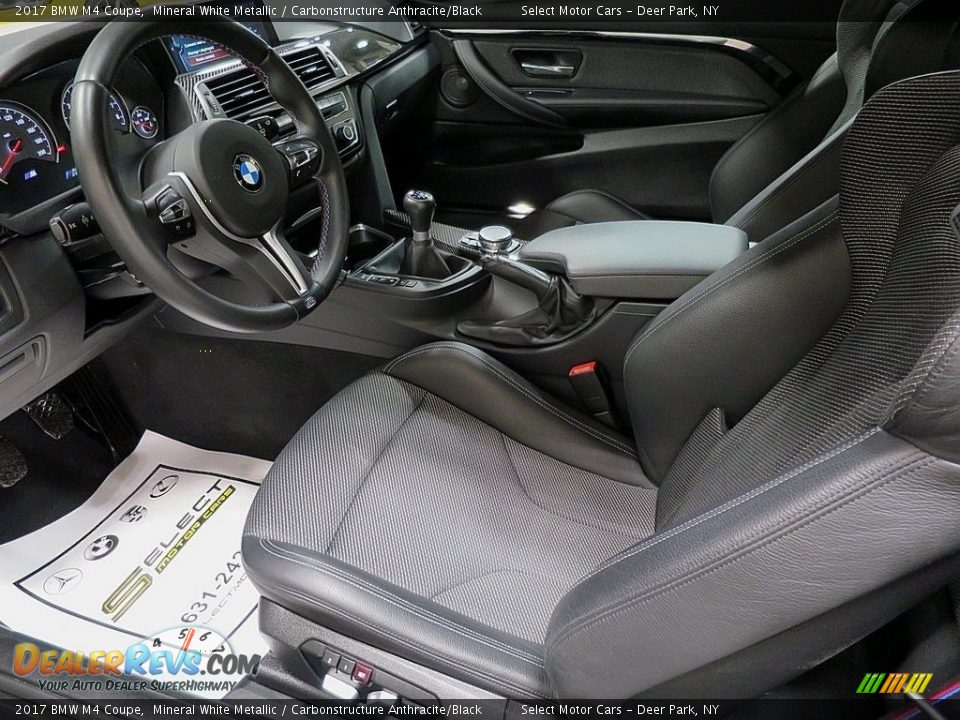Carbonstructure Anthracite/Black Interior - 2017 BMW M4 Coupe Photo #15