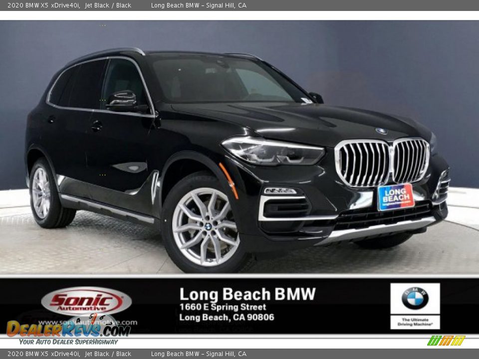 2020 BMW X5 xDrive40i Jet Black / Black Photo #1