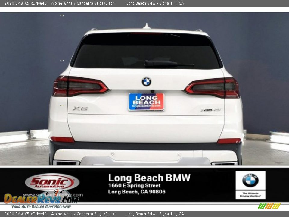 2020 BMW X5 xDrive40i Alpine White / Canberra Beige/Black Photo #3